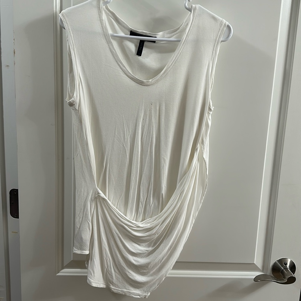 White BCBGMAXAZRIA top